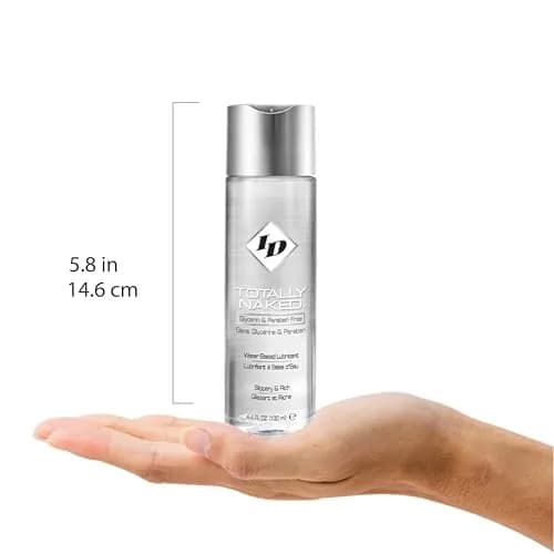 ID Lubricants ID Totally Naked 4.4 Fl Oz Water Based Lube Free of Glycerin, Parabens, Benzoic Acid, Propylene Glycol, Thick and Rich Ultra Slippery Feeling Personal Lubricant thumbnail 2