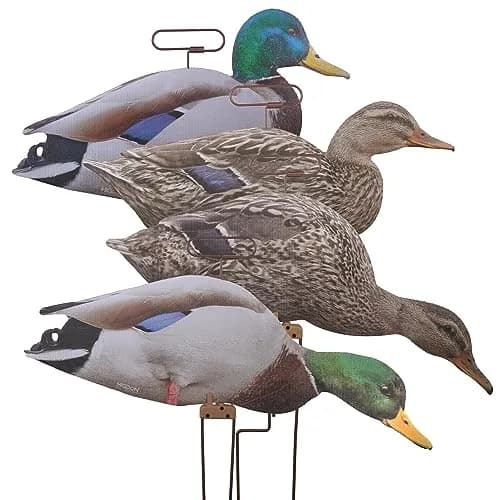 Higdon Outdoors Flats | Mallard Duck Silhouette Decoys for Waterfowl Hunting | Lightweight Weather Resistant 12 Pack thumbnail 1