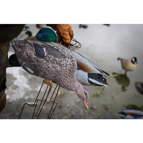Higdon Outdoors Flats | Mallard Duck Silhouette Decoys for Waterfowl Hunting | Lightweight Weather Resistant 12 Pack thumbnail 8