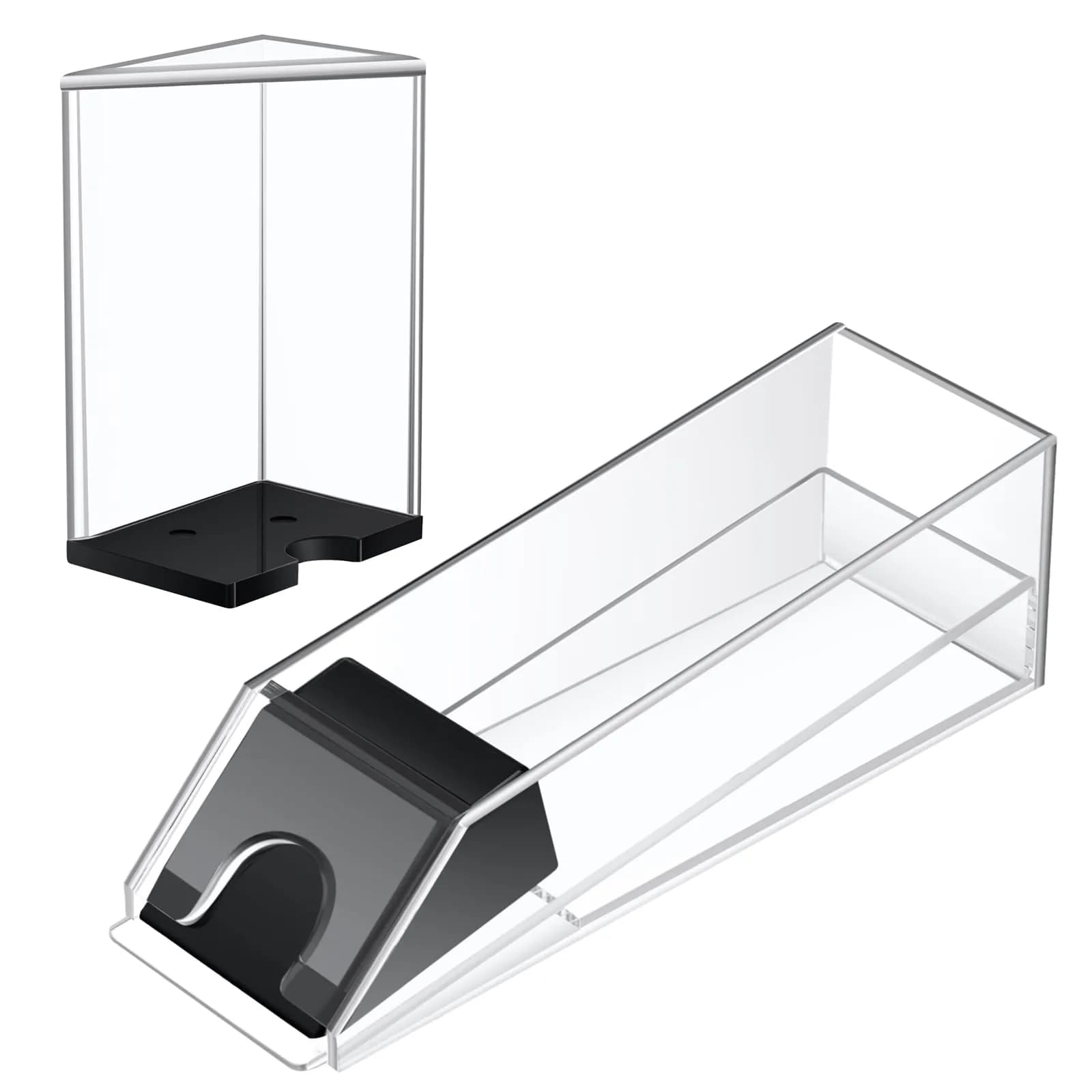Honoson Blackjack Shoe and Discard Tray Set 6 Deck Acrylic | Casino Game Accessory — Clear / 8 Deck