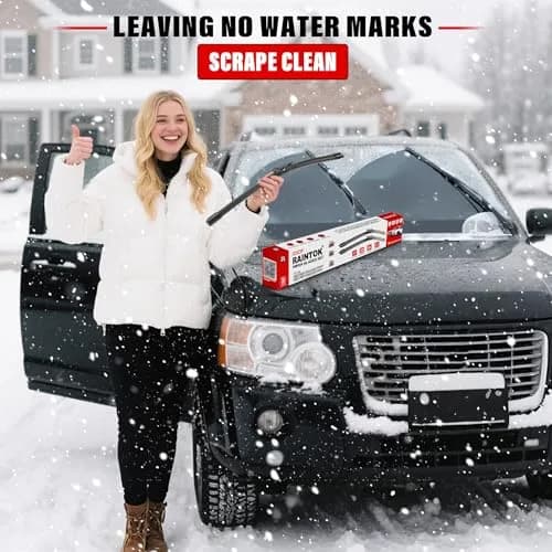 Raintok Windshield Wiper Blades Replacement for Audi Q3 2015-2024 & Q5 SQ5 2009-2024 | 24"+20" | Long-lasting, Precise Fit thumbnail 6