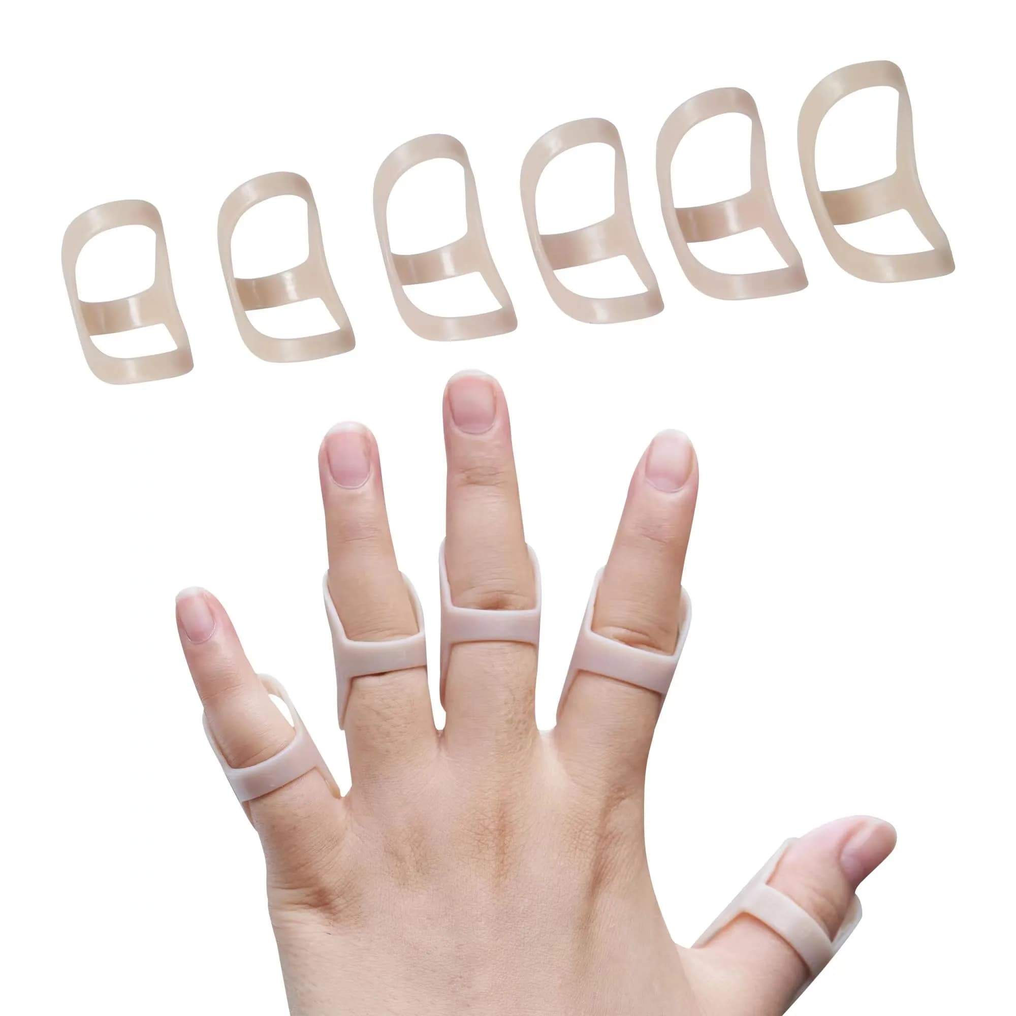 Soft Home Oval Finger Splints Sizes 5-10 | Waterproof, Breathable, Long-Lasting Support for Finger Pain Relief