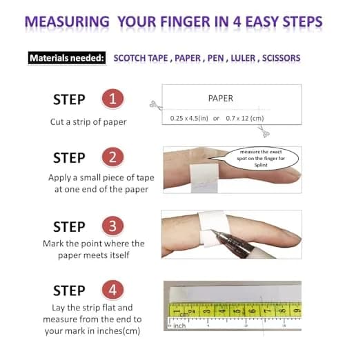 Soft Home Oval Finger Splints Sizes 5-10 | Waterproof, Breathable, Long-Lasting Support for Finger Pain Relief thumbnail 3