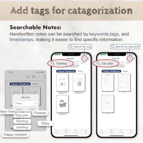Ophayapen Smart Pen+Mini Notebook Set | Real-time Sync for Note Taking & Drawing thumbnail 6
