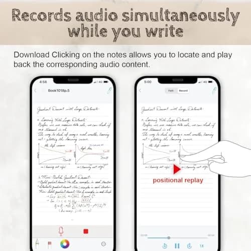 Ophayapen Smart Pen+Mini Notebook Set | Real-time Sync for Note Taking & Drawing thumbnail 8