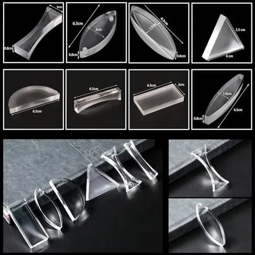 EXBEPE Physics Optics Experiment Set 11 Piece | Educational Science Kit for Refraction and Reflection thumbnail 5