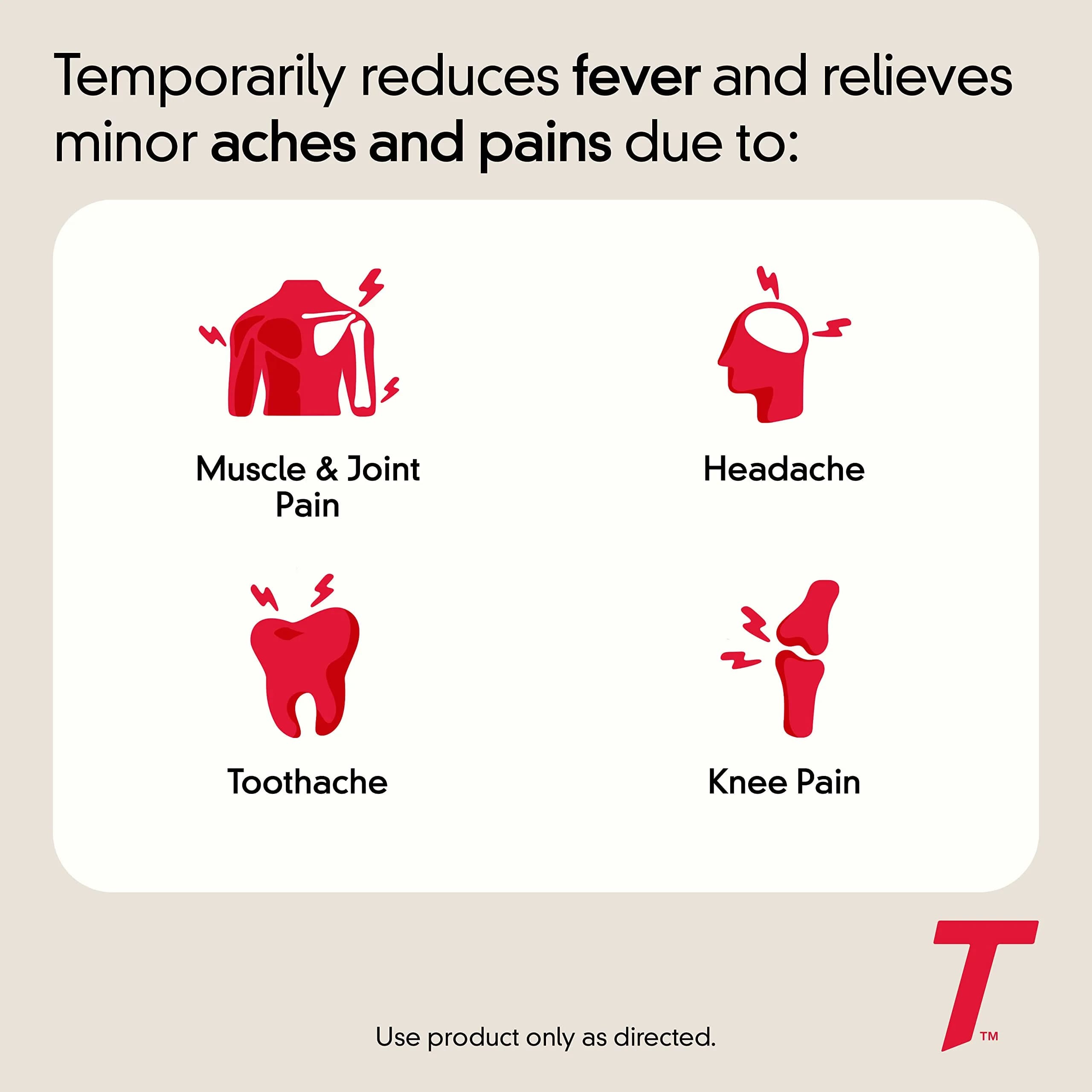 Tylenol Extra Strength Caplets, 500 mg Acetaminophen, 200 Count | Pain Reliever & Fever Reducer - view 2