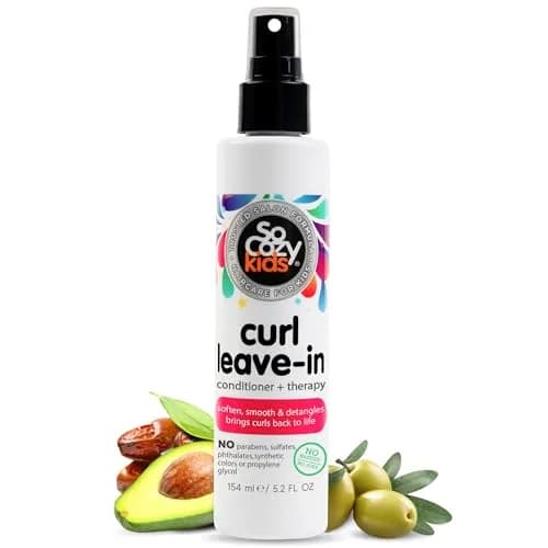 SO COZY Kids Curl Leave In Conditioner Spray 156ml (5.2 Fl Oz) | Detangles & Defines Curls thumbnail 1