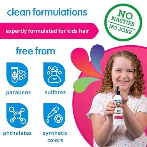 SO COZY Kids Curl Leave In Conditioner Spray 156ml (5.2 Fl Oz) | Detangles & Defines Curls thumbnail 5