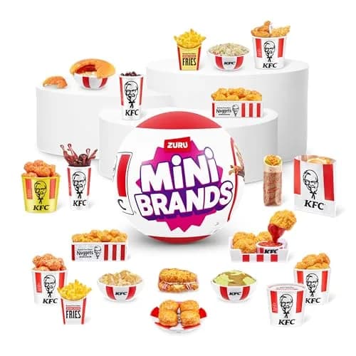 Mini Brands KFC Series 1 Mystery Capsule Toy | 5 Miniature Collectibles for Kids, Teens, Adults thumbnail 3
