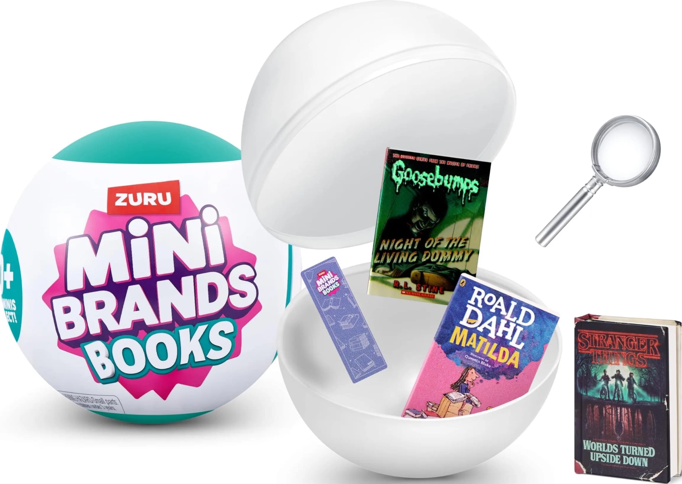 Mini Brands Books Capsule by ZURU | Collectible Miniature Book Set with Real Pages (1 Pack)