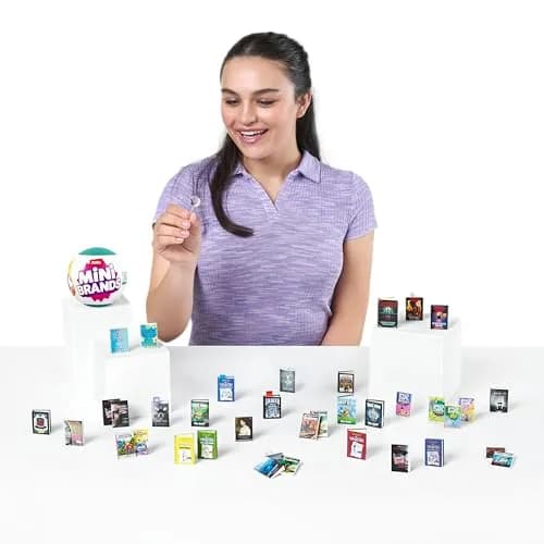 Mini Brands Books Capsule by ZURU | Collectible Miniature Book Set with Real Pages (1 Pack) thumbnail 6