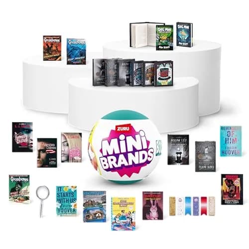 Mini Brands Books Capsule by ZURU | Collectible Miniature Book Set with Real Pages (1 Pack) thumbnail 3