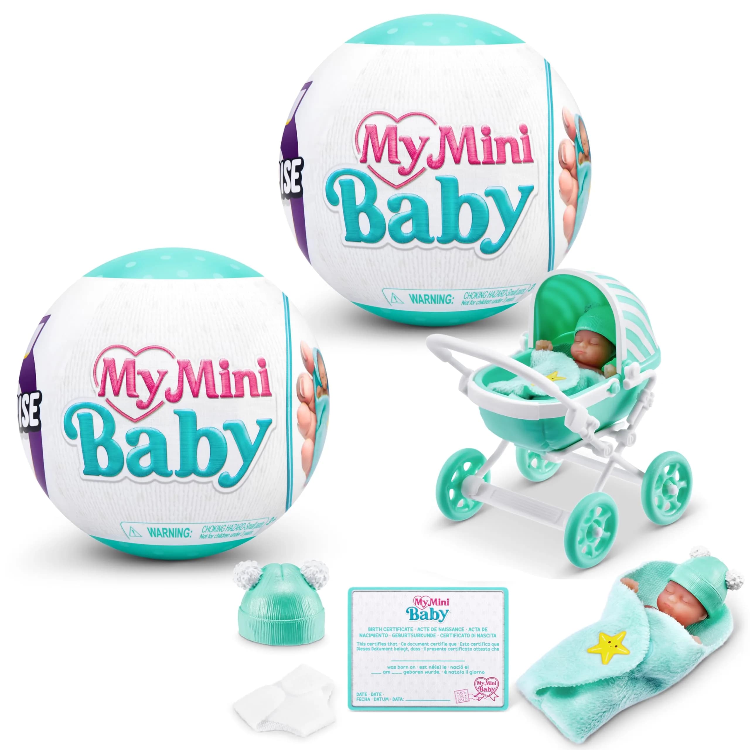 ZURU MY MINI 5 Surprise My Mini Baby Series 1 (2 Pack) | Realistic Miniature Collectible Toy for Girls — Series 1
