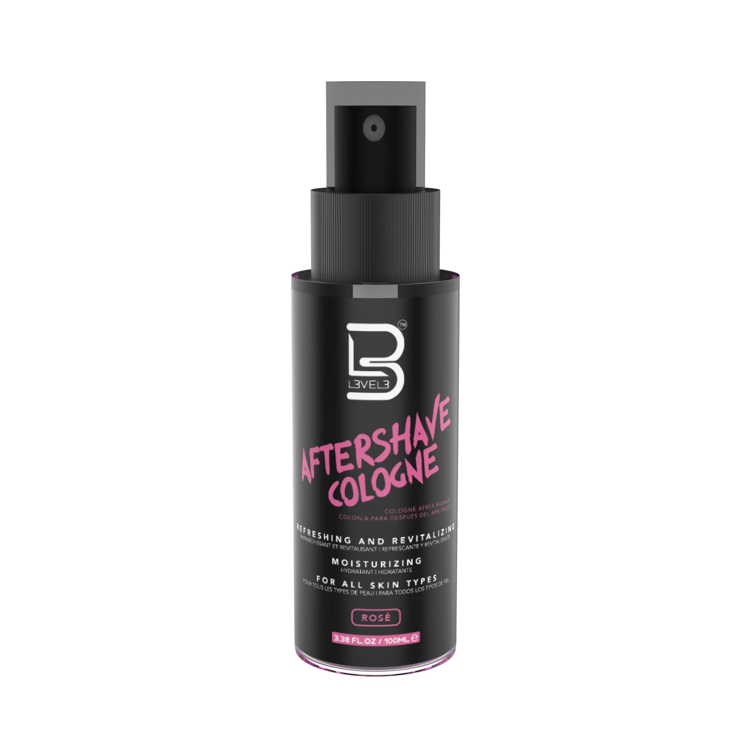 L3 Level 3 After Shave Spray Cologne Rose 100ml (3.38 Fl Oz) | Soothes, Refreshes, and Protects Skin - main product image