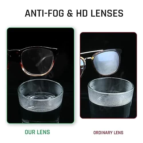 TOREGE Clear Safety Glasses Gradient Brown | Anti-Fog, Anti-Blue Light, UV Protection, ANSI Z87.1 Certified thumbnail 3