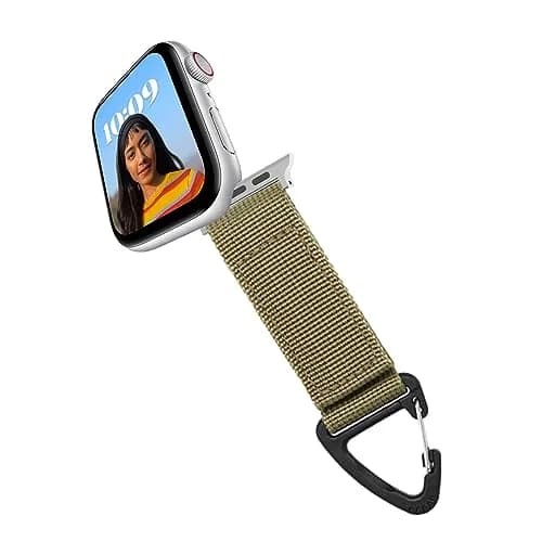 YwonShne Nylon Strap Compatible with Apple Watch Series Ultra 8 7 6 5 4 3 2 1 SE | Military Tactical Breathable Webbing thumbnail 6