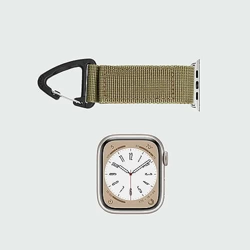 YwonShne Nylon Strap Compatible with Apple Watch Series Ultra 8 7 6 5 4 3 2 1 SE | Military Tactical Breathable Webbing thumbnail 3