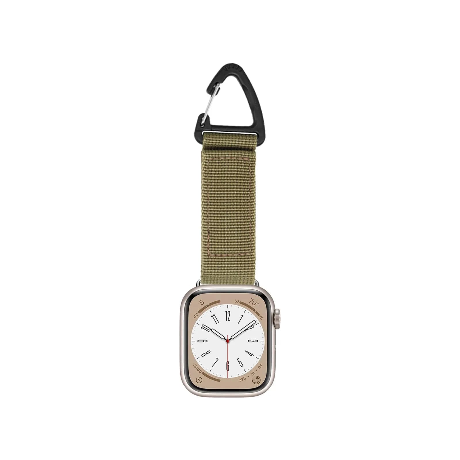 YwonShne Nylon Strap Compatible with Apple Watch Series Ultra 8 7 6 5 4 3 2 1 SE | Military Tactical Breathable Webbing - main product image
