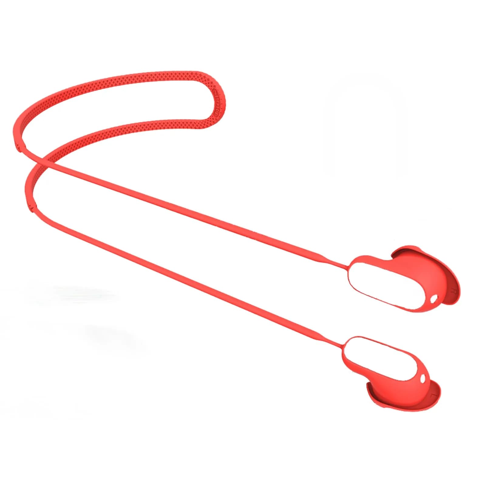 YBSCJHGR Anti-Lost Strap for Bose QuietComfort Earbuds II & Ultra, Red Silicone Lanyard | Secure & Lightweight — Red