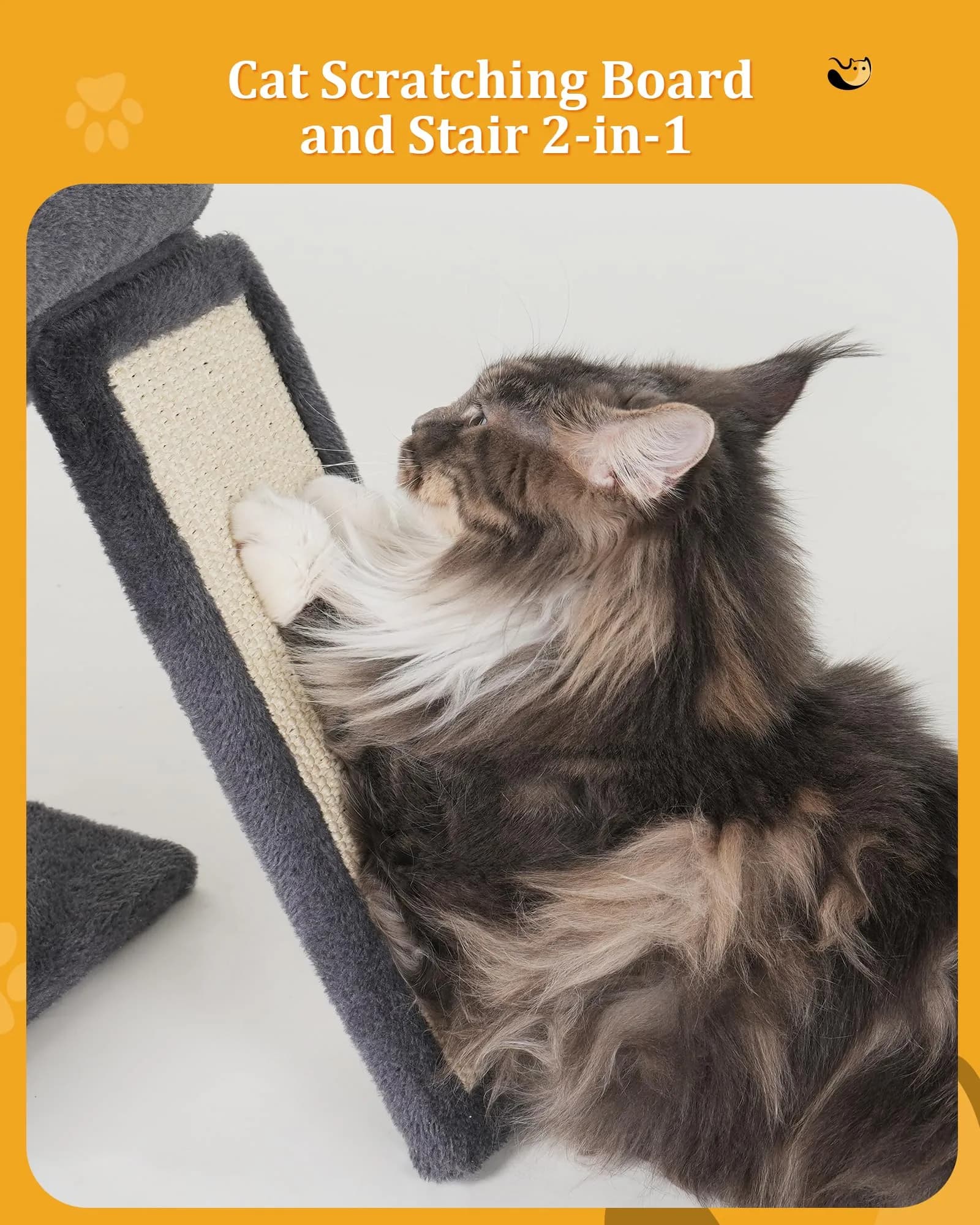 Aechonow Cat Tree for Large Cats 20x16.5 Perch Bed for Adult Senior Cats | Durable Sisal & Washable Cushion thumbnail 4