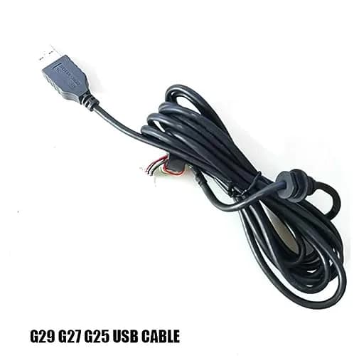 ZLiT Steering Wheel Power USB Cable Pedal Cable for Logitech G29G27G920 | Durable Gaming Accessory thumbnail 2