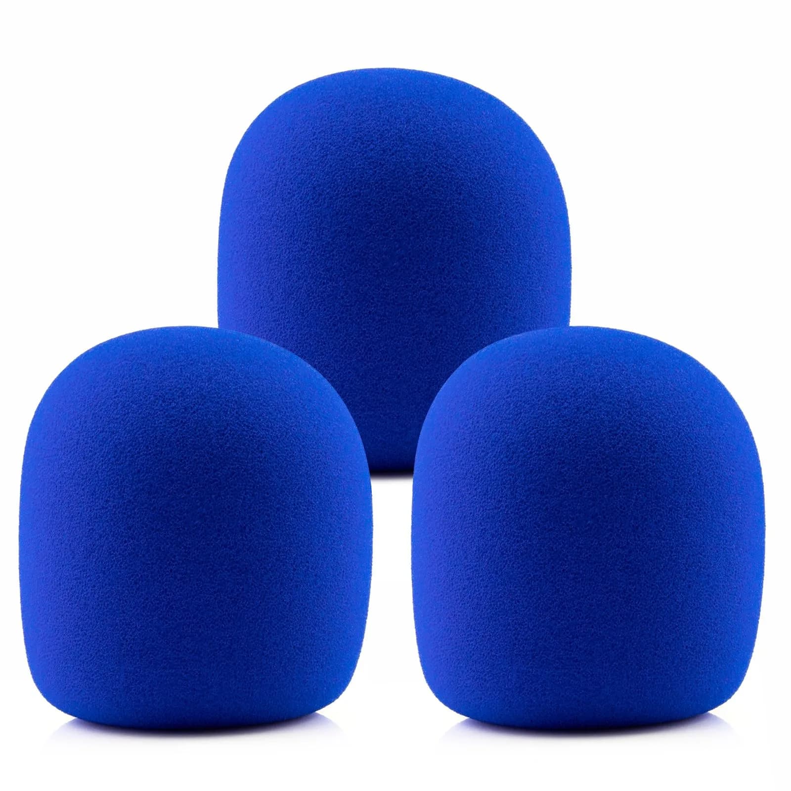 LEFXMOPHY Blue Foam Windscreen for Shure SM58 Microphone | Fits Beta 58A, SM48, PG58, 565SD, SA-M30, SV100, RK143G, PG48, 588 - main product image