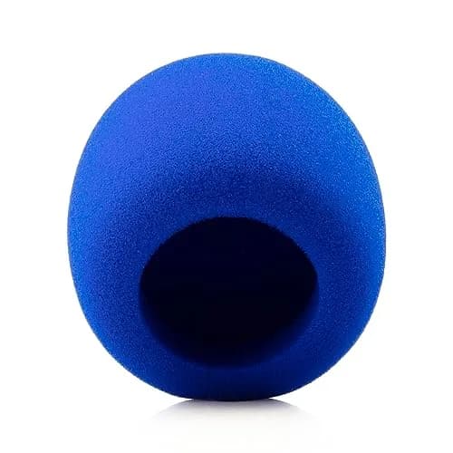 LEFXMOPHY Blue Foam Windscreen for Shure SM58 Microphone | Fits Beta 58A, SM48, PG58, 565SD, SA-M30, SV100, RK143G, PG48, 588 thumbnail 5