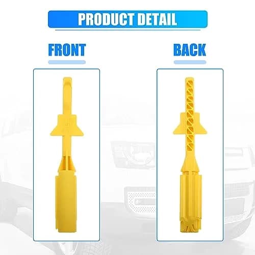 X AUTOHAUX Diesel Fuel Filler Restrictor Tool LR014047 for Land Rover | Yellow Plastic thumbnail 6