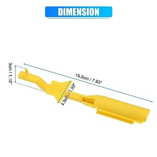X AUTOHAUX Diesel Fuel Filler Restrictor Tool LR014047 for Land Rover | Yellow Plastic thumbnail 7
