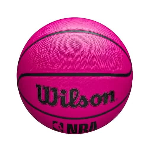 WILSON NBA DRV Outdoor Basketball Size 6 | Durable Rubber Cover for Outdoor Play with Pump (28.5") thumbnail 5