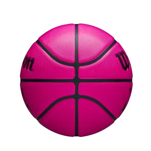 WILSON NBA DRV Outdoor Basketball with Pump - Pink, Size 5 | Durable Outdoor Play thumbnail 4