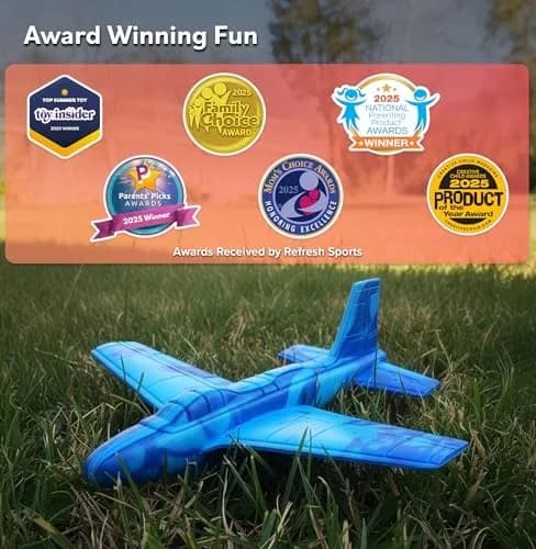 Refresh Sports EVA Foam Mini Glider Plane - Jet Black | Durable & Safe for Kids Ages 3+ thumbnail 7