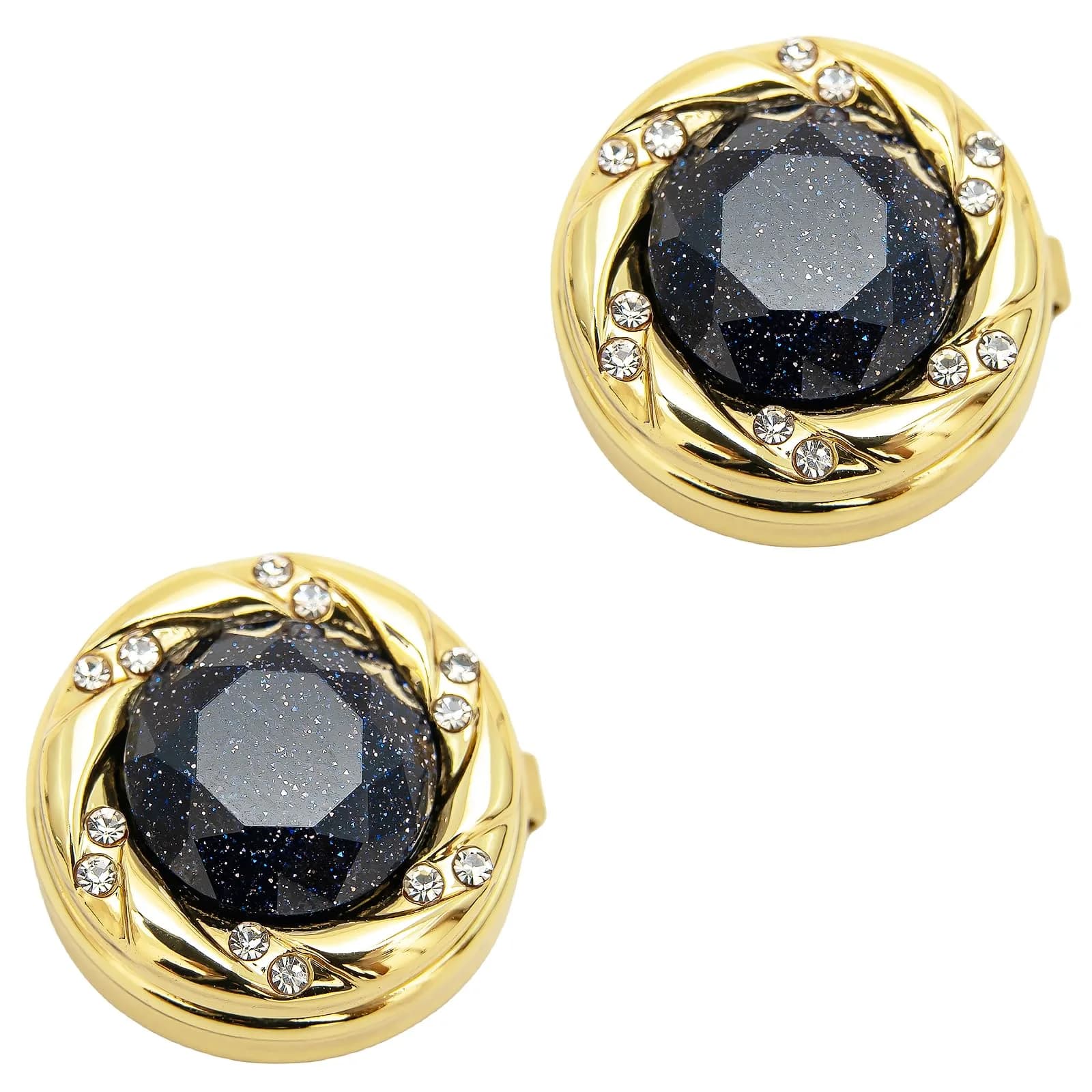 OoSsSoO Mens Button Covers Tuxedo Shirt Cufflinks Alternative Gold | Stylish Copper Snap-Over — F Gold