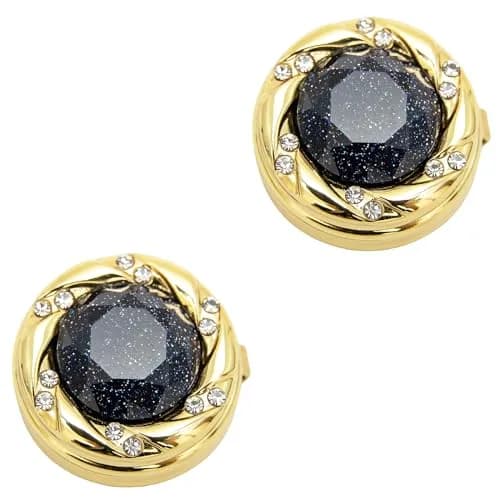 OoSsSoO Mens Button Covers Tuxedo Shirt Cufflinks Alternative Gold | Stylish Copper Snap-Over thumbnail 1