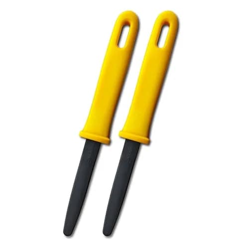 CANARY Cardboard Cutter Utility Knife 7.5" (19 cm) with Non-Stick Blade, 2-Pack | Made in Japan for Clean Box Opening thumbnail 1