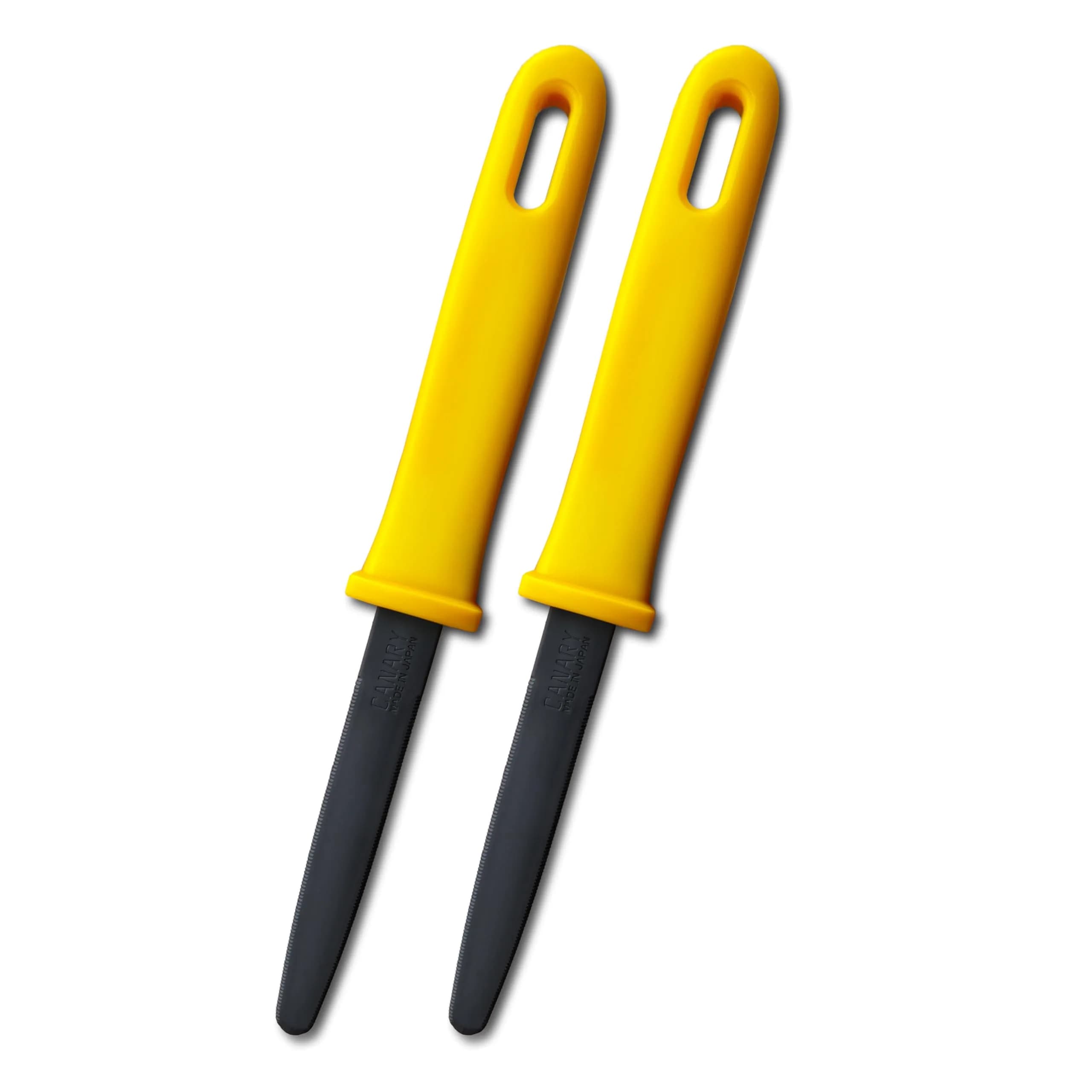CANARY Cardboard Cutter Utility Knife 7.5" (19 cm) with Non-Stick Blade, 2-Pack | Made in Japan for Clean Box Opening