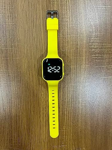 e-vibra Vibrating Alarm Watch, Potty Training Watch with 15 Daily Alarms & USB Rechargeable Battery (Yellow) thumbnail 2