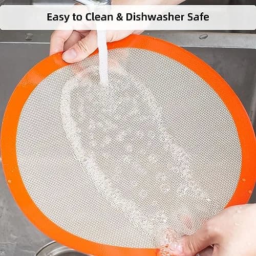 AMYONE Round Silicone Baking Mat 11.75" | Non-Stick, Food Grade, Reusable thumbnail 4