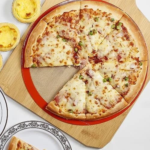 AMYONE Round Silicone Baking Mat 11.75" | Non-Stick, Food Grade, Reusable thumbnail 5