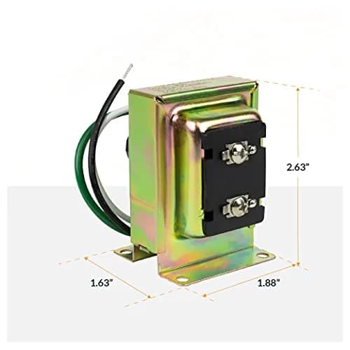 Newhouse Hardware CHM2 Door Chime & 16TR Transformer Kit | White, 16V AC Output thumbnail 6