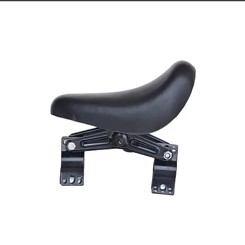 NELOMO Front Mounted Bicycle Seat for Kids with Handlebars & Foot Pedals | Aluminum Alloy, Black, Fits Most MTBs & City Bikes thumbnail 5