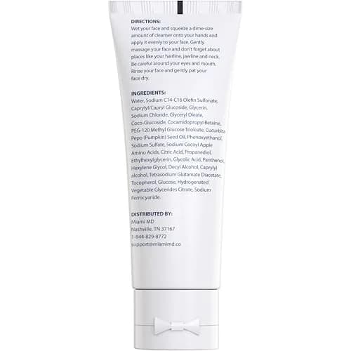 MiamiMD Face Wash 3.75oz | Hydrating & Moisturizing Facial Cleanser for All Skin Types thumbnail 3