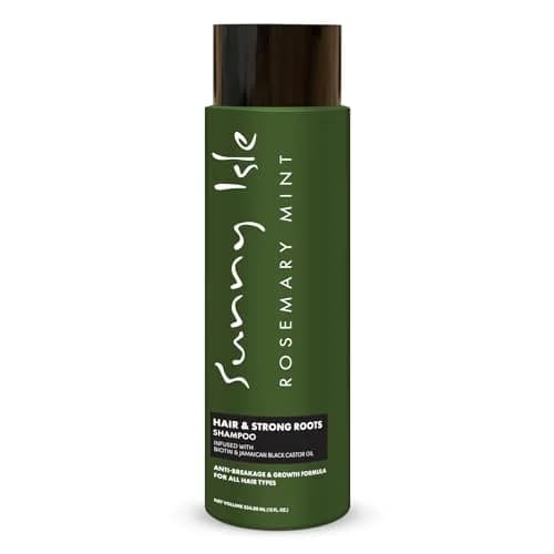 Sunny Isle Rosemary Mint Hair & Strong Roots Shampoo 12oz | Biotin Infused, Color Safe, Strengthening Formula thumbnail 1