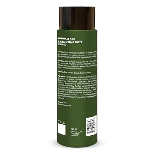 Sunny Isle Rosemary Mint Hair & Strong Roots Shampoo 12oz | Biotin Infused, Color Safe, Strengthening Formula thumbnail 9
