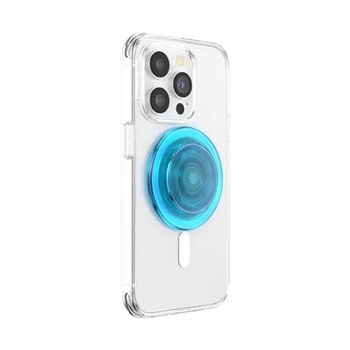 PopSockets Phone Grip for MagSafe, Magnetic Holder- Electric Blue | Secure, Slim & Versatile thumbnail 2