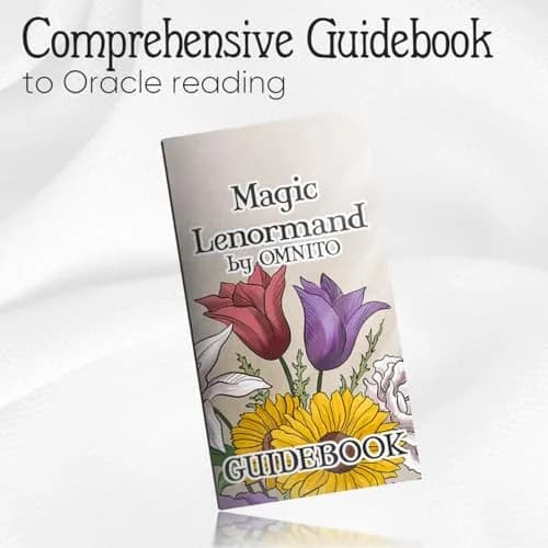 OMNITO Borderless Oracle Magic Lenormand Deck | Wisdom Cards for Love and Life | Vintage 36-Card Set with Guide Book for Soul, Destiny, and Fortune Reading thumbnail 5