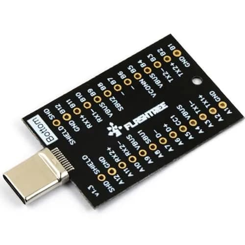 naughtystarts USB Type-C Breakout Board Male Connector 24 Pins Full Pins Output Gold Plated PCB | Single Board Computer thumbnail 3