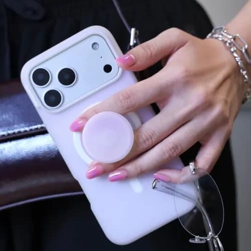 PopSockets Phone Grip for MagSafe | Magnetic Stand & Grip, Opalescent Clear thumbnail 5