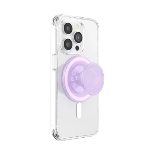 PopSockets Phone Grip for MagSafe | Magnetic Stand & Grip, Opalescent Clear thumbnail 2